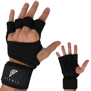 Fithil Fingerless Gym Gloves with Wrist Support