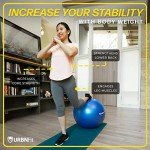 URBNFit 65CM Anti-Burst Exercise Ball with Pump