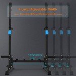 Adjustable Multi-Function Squat Rack and Dip Stand