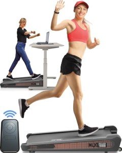 Compact Under Desk Incline Walking Pad Treadmill