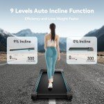 Under Desk Treadmill with Auto Incline & Remote
