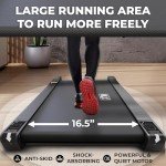 Compact Under Desk Incline Walking Pad Treadmill