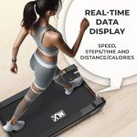 Compact Under Desk Incline Walking Pad Treadmill