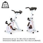 Azura Folding Exercise Bike for Home and Office