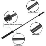 4FT Olympic Barbell for Weight Lifting & Strength
