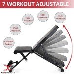 Adjustable Foldable Weight Bench for Full Body Workouts