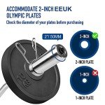 4FT Olympic Barbell for Weight Lifting & Strength