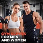 Beace Anti-Slip Weight Lifting Gym Gloves