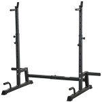 Adjustable Heavy-Duty Barbell Squat Rack Stand