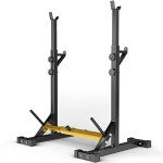 Adjustable Squat Rack & Bench for Home Gym