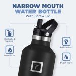 950ml Insulated Water Bottle with Straw Lid