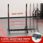 Adjustable Squat Rack and Barbell Stand 550 LBS