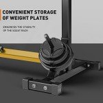 Adjustable Squat Rack & Bench for Home Gym