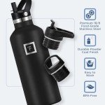 950ml Insulated Water Bottle with Straw Lid