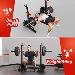 Adjustable Squat Rack and Barbell Stand 550 LBS