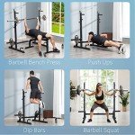 Adjustable Heavy-Duty Barbell Squat Rack Stand