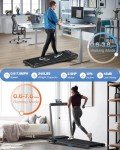Smart Under Desk Walking Pad Treadmill with Incline