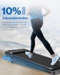 Smart Under Desk Walking Pad Treadmill with Incline