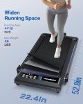 Smart Under Desk Walking Pad Treadmill with Incline