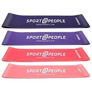 Resistance Loop Bands Set with 2 Workout Guides