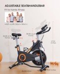 Ultra-Quiet Magnetic Exercise Bike for Home Workouts
