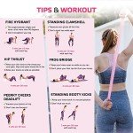 Resistance Loop Bands Set with 2 Workout Guides