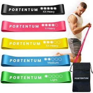 5-Piece Resistance Bands Set for Home Fitness