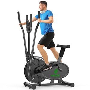 2 in 1 Elliptical Cross Trainer with LCD Monitor