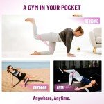 Pink Booty Resistance Bands Set for Women - 3 Pack