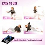 Pink Booty Resistance Bands Set for Women - 3 Pack