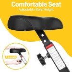 EVOLAND Foldable Exercise Bike with LCD Display