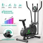 2 in 1 Elliptical Cross Trainer with LCD Monitor