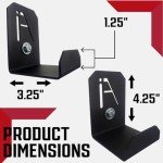 Heavy-Duty Wall-Mounted Weight Bench Rack