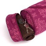 Berry Pink Yoga Mat Bag with Pockets