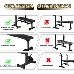 Adjustable Olympic Weight Bench with Squat Rack