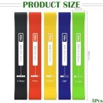5 Pack Resistance Bands Set for Home Fitness