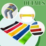 5 Pack Resistance Bands Set for Home Fitness