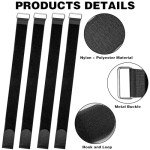 4-Piece Leg Exerciser Strap Set for Home Fitness