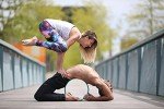 Yoga Wheel for Stretching and Spine Support