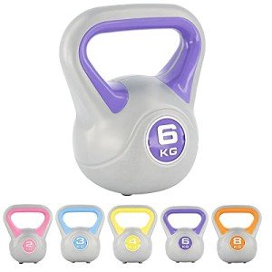 6kg Vinyl Kettlebell for Home Workouts