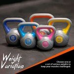 6kg Vinyl Kettlebell for Home Workouts
