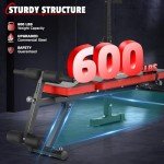 Adjustable Weight Bench Set with Squat Rack