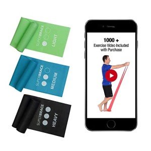 Superbrace Resistance Bands Set with Exercise Videos