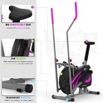 We R Sports 2-in-1 Elliptical & Exercise Bike