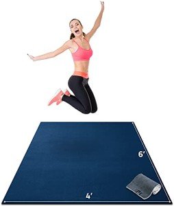 Gorilla Mats Large Non-Slip Exercise Mat - 6' x 4