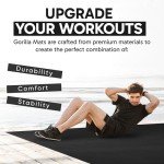 Gorilla Mats Large Non-Slip Exercise Mat - 6' x 4