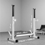 Adjustable Squat Rack & Dip Station for Home Gym