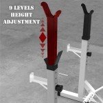 Adjustable Squat Rack & Dip Station for Home Gym