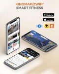 pooboo Magnetic Elliptical Machine with LCD Monitor