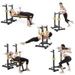 Adjustable Multi-Function Squat Rack for Home Gym